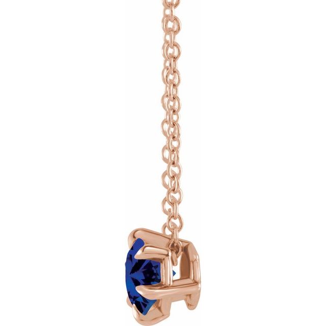 14k-rose-gold--lab-grown-blue-sapphire-solitaire-16-18"-necklace