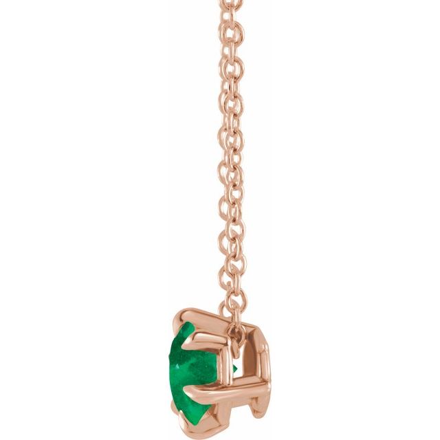 14k-rose-gold--lab-grown-emerald-solitaire-16-18"-necklace