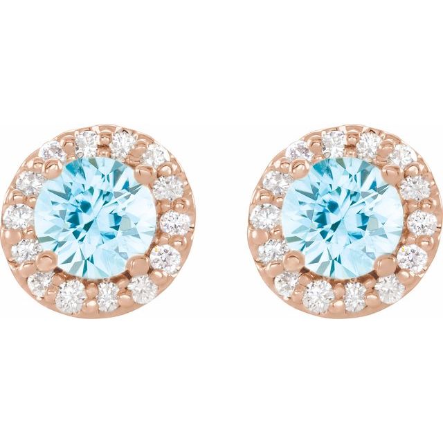 14k-rose--natural-aquamarine-&-1/8-ctw-natural-diamond-earrings