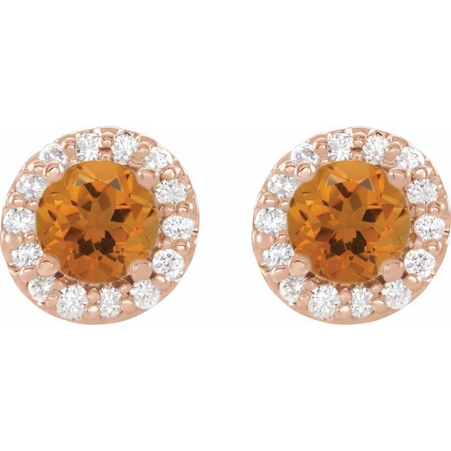 14K Yellow Gold|Natural Emerald|4 mm