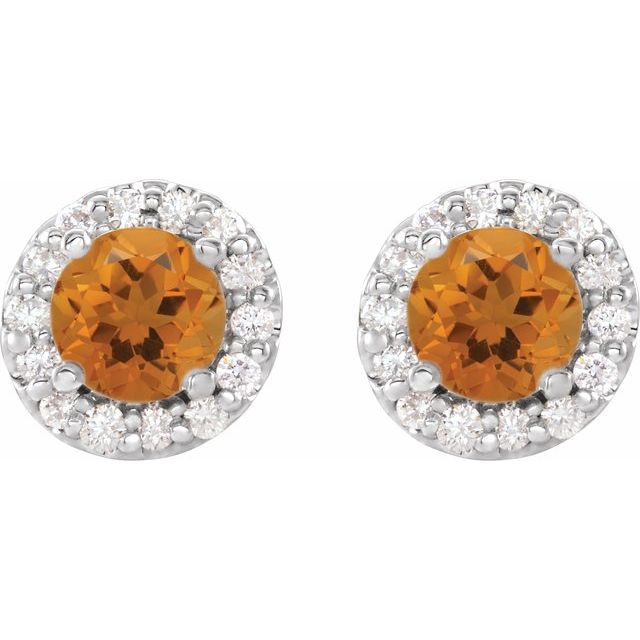 14K Yellow Gold|Natural Emerald|4 mm