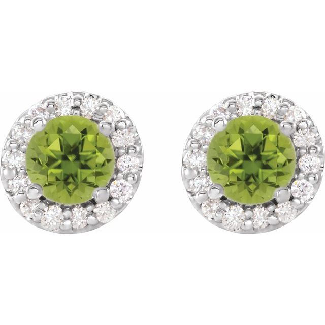 14K Yellow Gold|Natural Emerald|4 mm