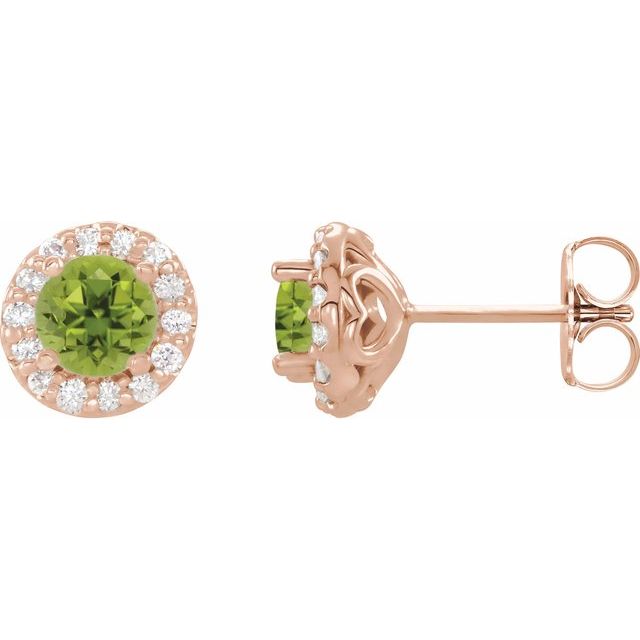 14K Yellow Gold|Natural Emerald|4 mm