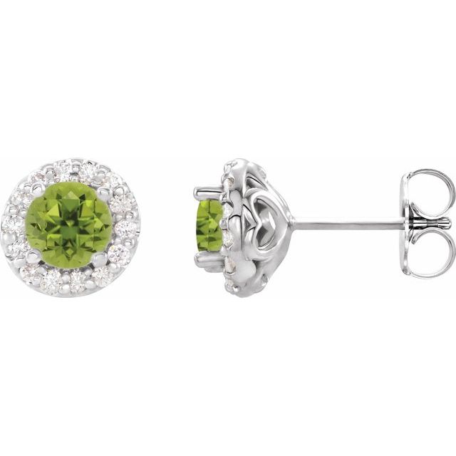 14K Yellow Gold|Natural Emerald|4 mm