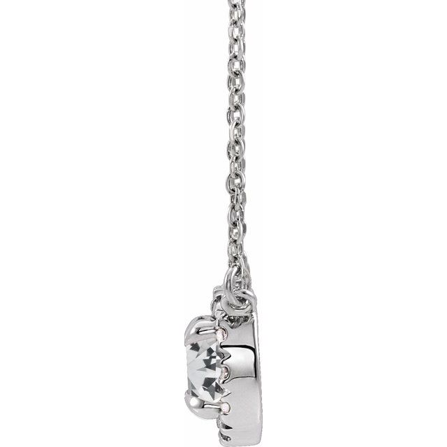 14k-white-1/8-ctw-natural-diamond-16"-necklace
