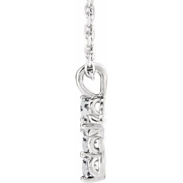 14k-white-natural-white-sapphire-cross-16-18"-necklace