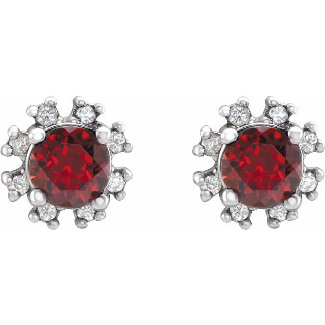 14k-white-natural-mozambique-garnet-&-.06-ctw-natural-diamond-earrings