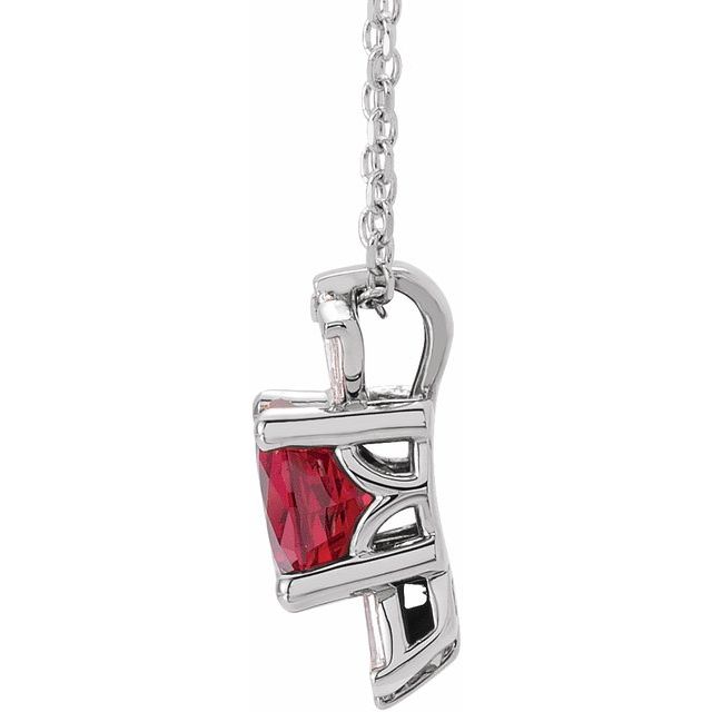 14k-white-lab-grown-ruby-&-1/6-ctw-natural-diamond-16-18"-necklace