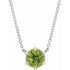 14k-white-natural-peridot-solitaire-16"-necklace