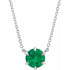 14k-white-natural-emerald-solitaire-16"-necklace