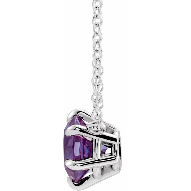 14k-white-lab-grown-alexandrite-solitaire-16"-necklace