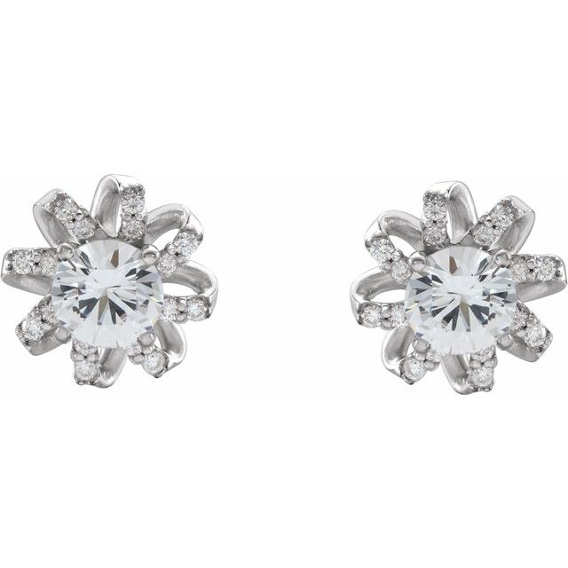 14k-white-natural-white-sapphire-&-1/6-ctw-natural-diamond-halo-style-earrings
