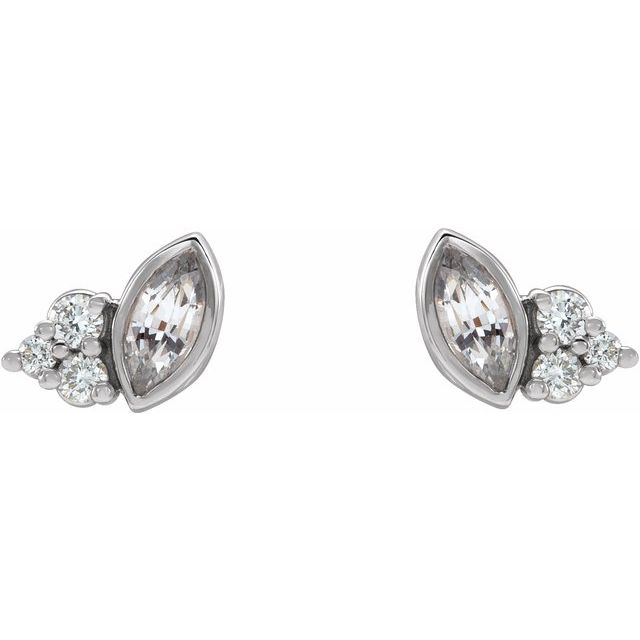 14k-white-natural-white-sapphire-&-.05-ctw-natural-diamond-earrings