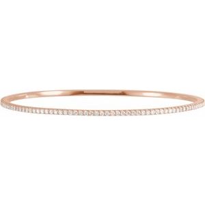 1 ct Diamond Accented Bangle Bracelet