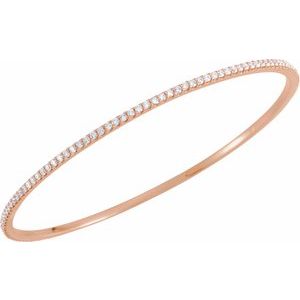 1 ct Diamond Accented Bangle Bracelet