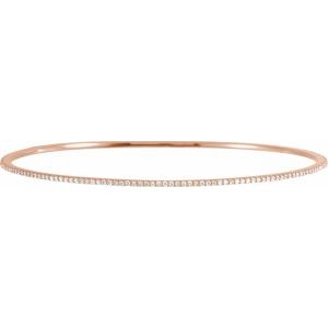 1 ct Diamond Accented Bangle Bracelet