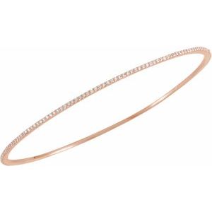1 ct Diamond Accented Bangle Bracelet