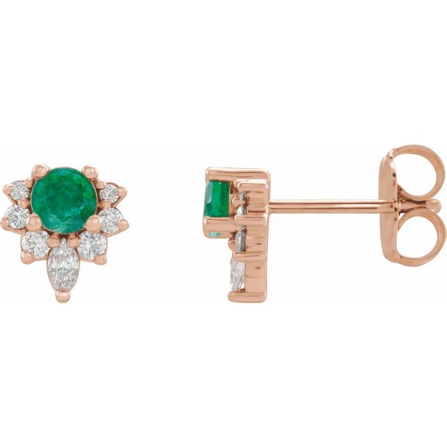 14k-rose-gold-lab-grown-emerald-3.5-mm