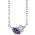 14k-white-natural-amethyst-&-.03-ctw-natural-diamond-16"-necklace