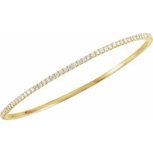 1 ct Diamond Accented Bangle Bracelet