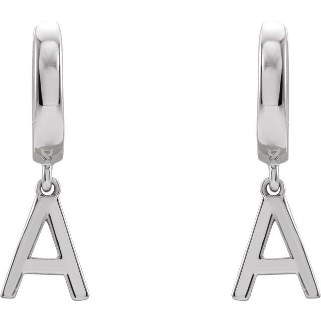 14k-white-initial-a-hinged-huggie-earring