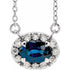 14k-white--lab-grown-blue-sapphire-&-.05-ctw-natural-diamond-16"-necklace