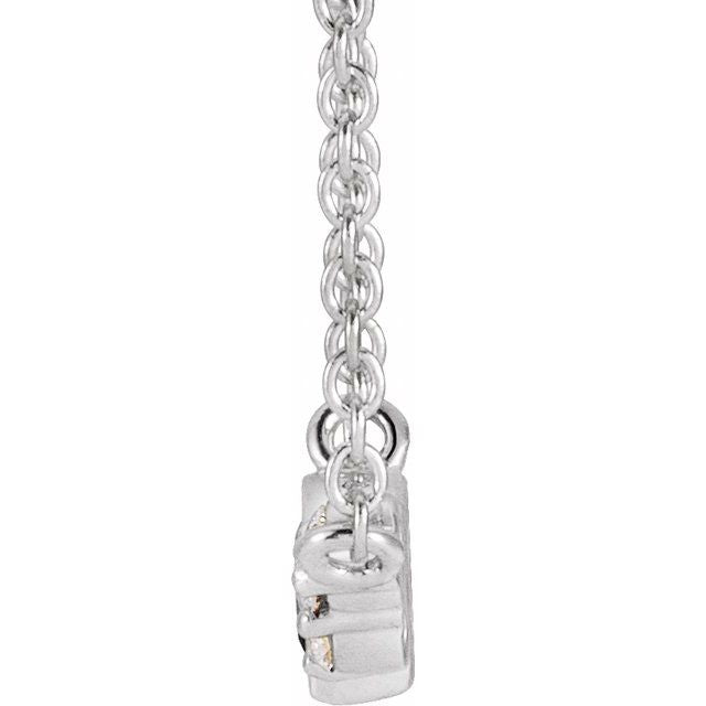 14k-white-1/10-ctw-natural-diamond-16"-necklace