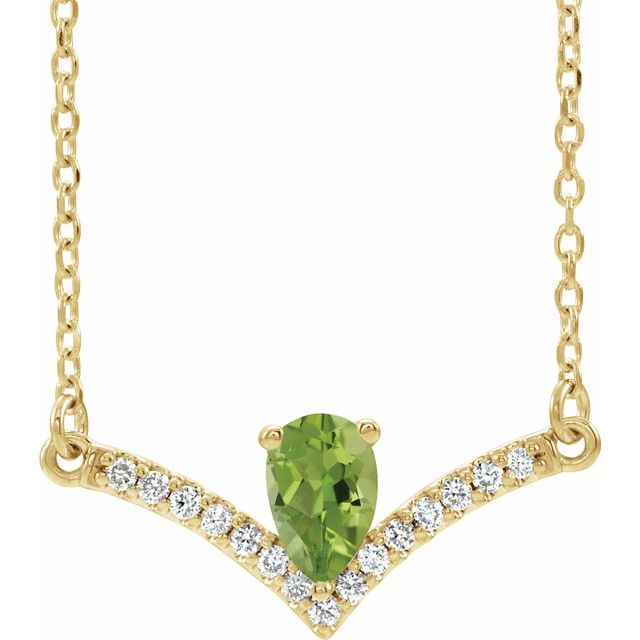 14k-yellow-natural-peridot-&-.06-ctw-natural-diamond-16"-necklace