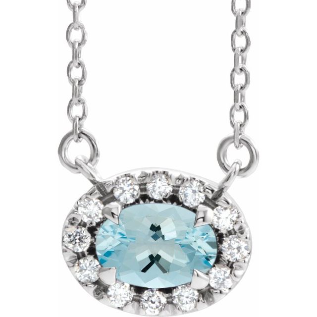 14k-white--natural-aquamarine-&-.05-ctw-natural-diamond-16"-necklace