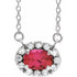 14k-white--natural-ruby-&-.05-ctw-natural-diamond-16"-necklace