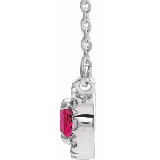 14k-white--lab-grown-ruby-&-.05-ctw-natural-diamond-16"-necklace