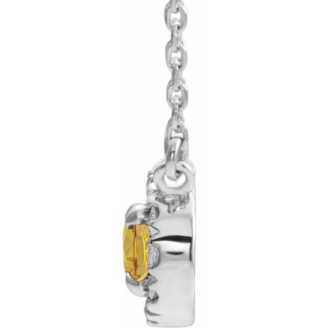 14k-white--natural-citrine-&-.05-ctw-natural-diamond-16"-necklace