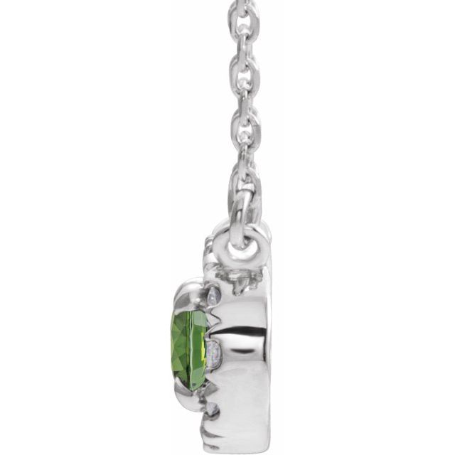 14k-white--natural-peridot-&-.05-ctw-natural-diamond-16"-necklace