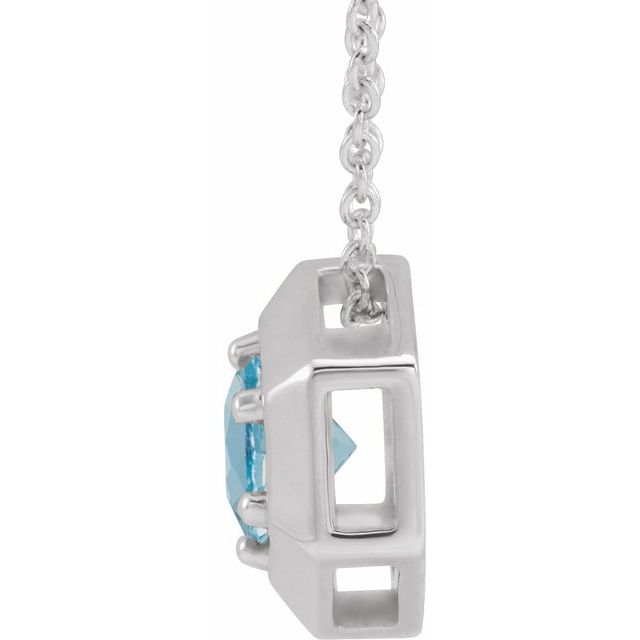 14k-white-natural-aquamarine-geometric-16-18"-necklace