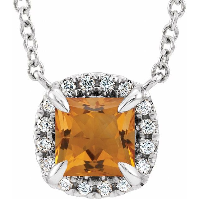 14k-white-natural-citrine-&-.05-ctw-natural-diamond-16"-necklace