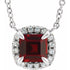 14k-white-natural-mozambique-garnet-&-.05-ctw-natural-diamond-16"-necklace