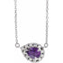 14k-white--natural-amethyst-&-1/8-ctw-natural-diamond-16"-necklace