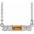 sterling-silver-natural-citrine-&-1/8-ctw-natural-diamond-16"-necklace
