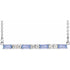 14k-white-natural-tanzanite-&-1/6-ctw-natural-diamond-bar-16-18"-necklace