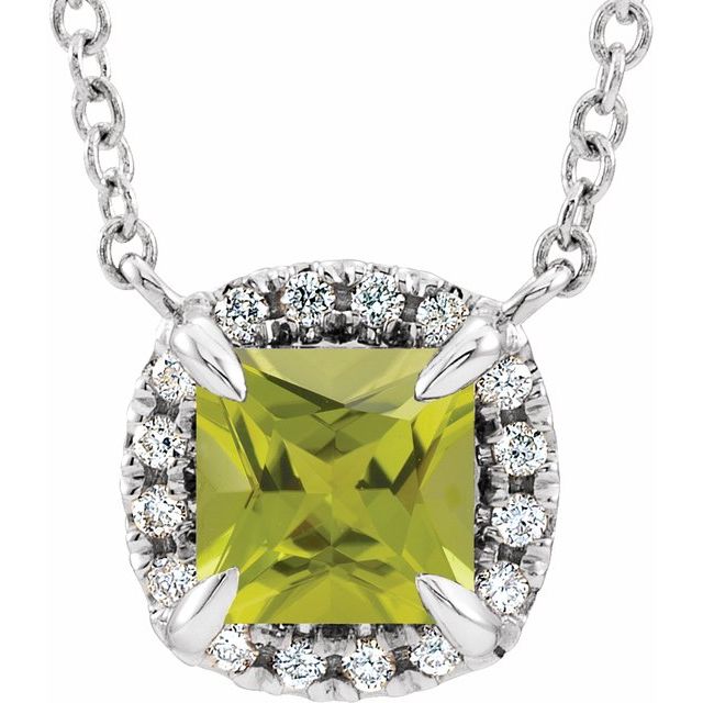 14k-white-natural-peridot-&-.05-ctw-natural-diamond-16"-necklace