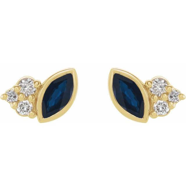 14k-yellow-natural-blue-sapphire-&-.05-ctw-natural-diamond-earrings