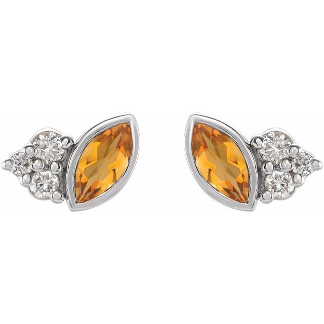 14k-white-natural-citrine-&-.05-ctw-natural-diamond-earrings