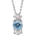 14k-white-natural-blue-zircon-&-1/6-ctw-natural-diamond-16-18"-necklace