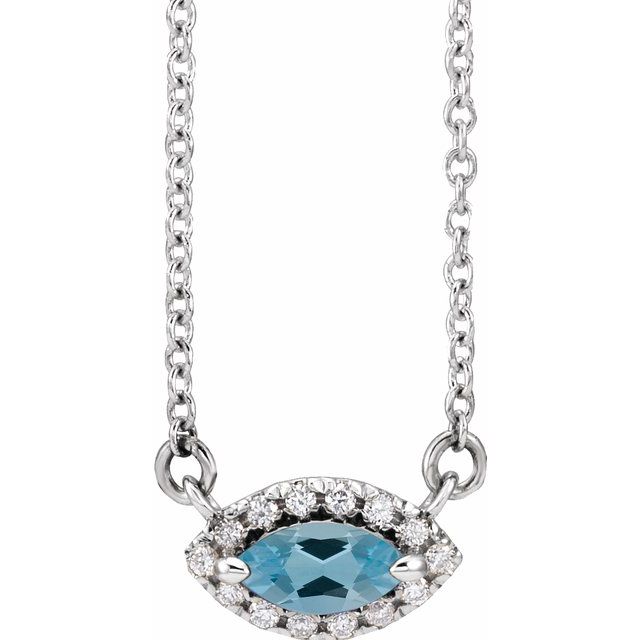 14k-white-natural-aquamarine-&-.05-ctw-natural-diamond-halo-style-16"-necklace