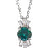 14k-white-lab-grown-alexandrite-&-1/6-ctw-natural-diamond-16-18"-necklace