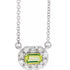 14k-white--natural-peridot-&-1/8-ctw-natural-diamond-halo-style-16"-necklace