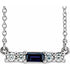 14k-white-natural-blue-sapphire-&-1/8-ctw-natural-diamond-18"-necklace