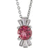 14k-white-natural-pink-tourmaline-&-1/6-ctw-natural-diamond-16-18"-necklace