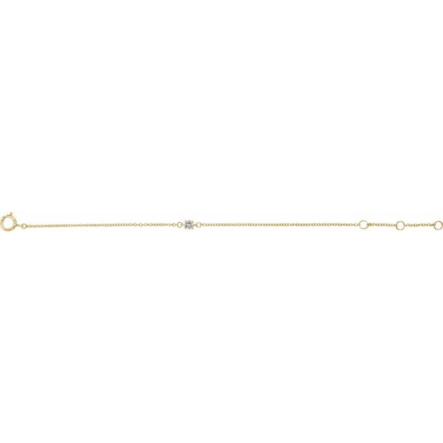 14k-yellow-imitation-diamond-youth-birthstone-4-1/2-5-1/2"-bracelet