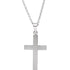 14k-white-18-x--cross-18"-necklace